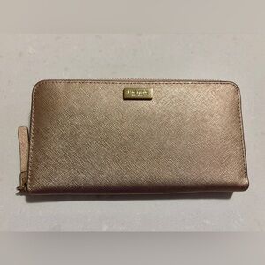 Kate Spade Metallic Gold Wallet